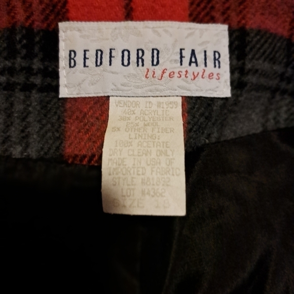 Bedford Fair plaid jacket size 18 - Picture 4 of 4